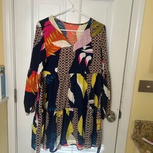 Colorful Patterned Dress